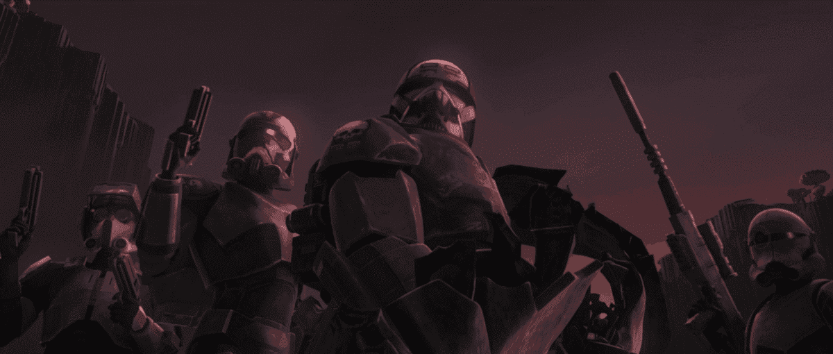 The Bad Batch together in battle