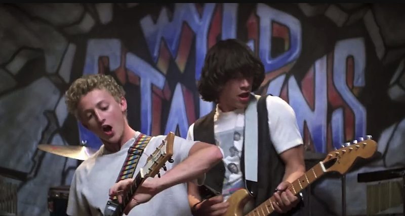 Wyld Stallyns practicing