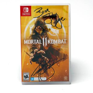 Mortal Komat 11 for switch signed by Casper Van Dien