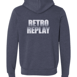 Retro Replay Blue Hoodie