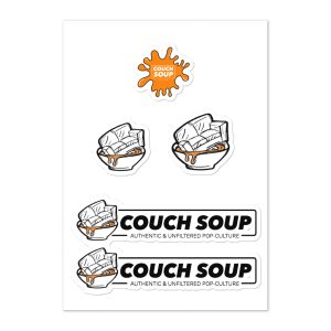 Couch Soup Sticker Sheet