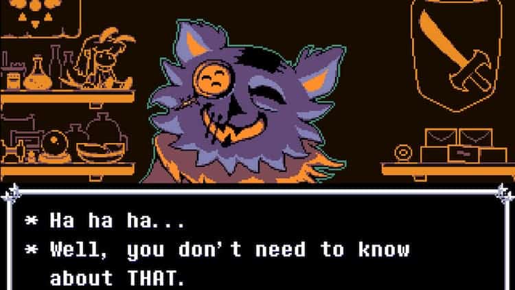 Deltarune - Cat Shopkeeper Screen Shot