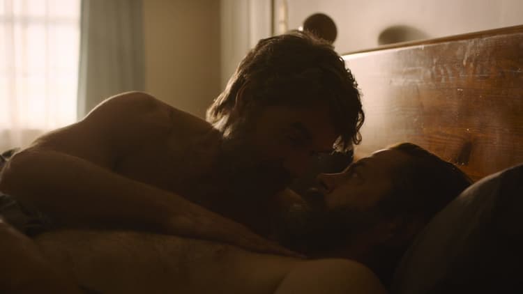 Bill and Frank in bed together