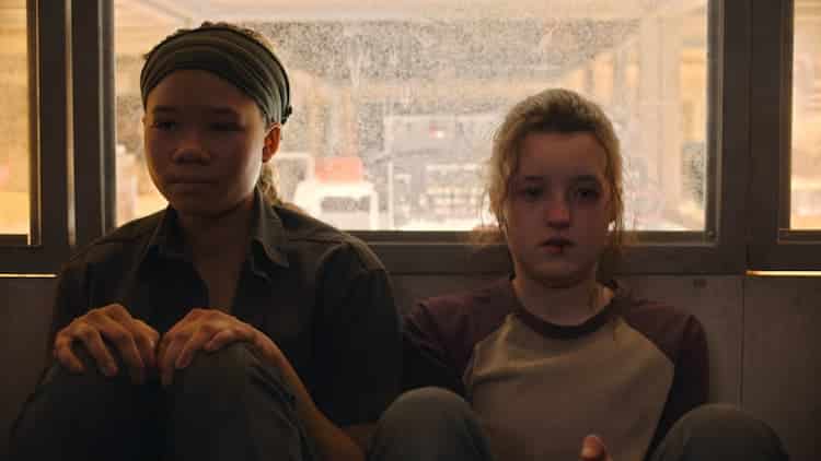 Riley and Ellie, devastated that they’ve just been bitten