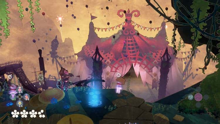 Overhead shot of the Fairy Circus