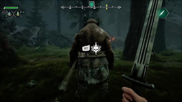 Aran about to use a stealth attack